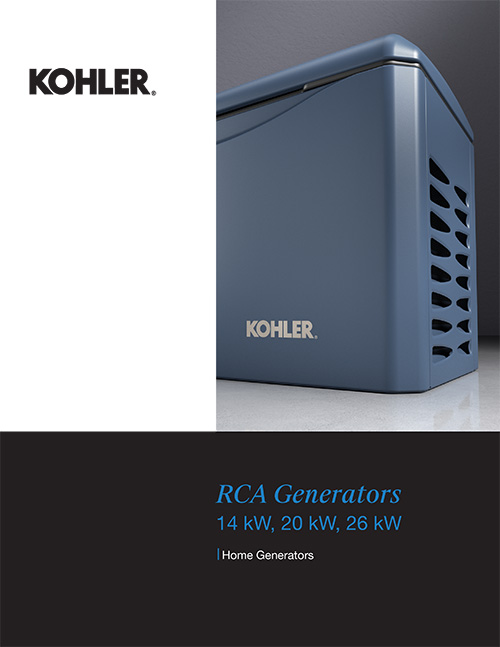 kohler generators standby and portable full line pamphlet